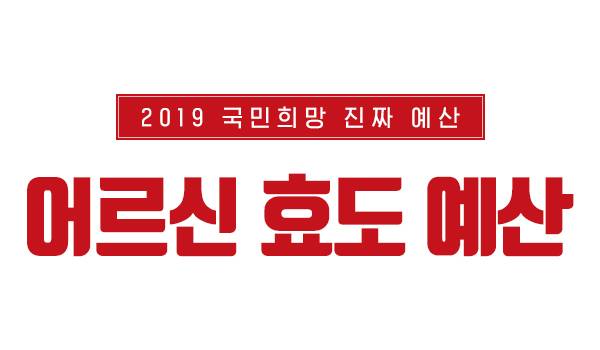 [2019 국민희망 진짜 예산]어르신 효도 예산