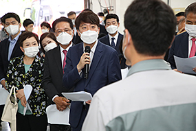 ‘군산형 일자리 기업’ 현장 방문 및 간담회