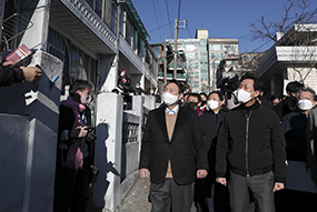 강북지역 주택 재건축 정비구역 현장 방문