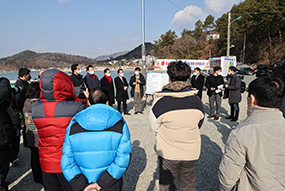 이준석 당 대표, 장흥군 주민 간담회