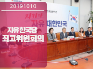 10월10일 자유한국당 최고위원회의