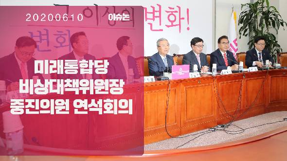 6월 10일 비상대책위원장 · 중진의원 연석회의