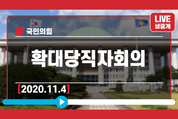 [Live] 11월 4일 확대당직자회의