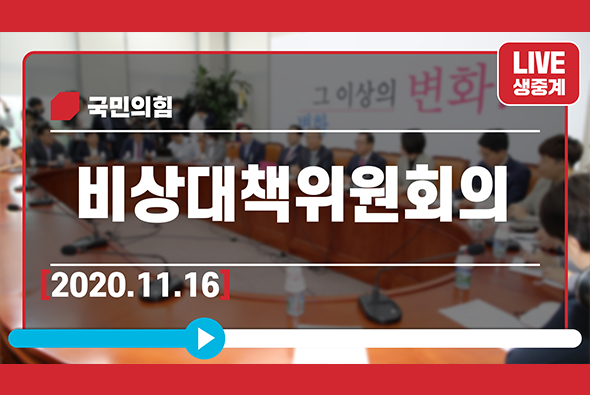 [Live] 11월 16일 비상대책위원회의