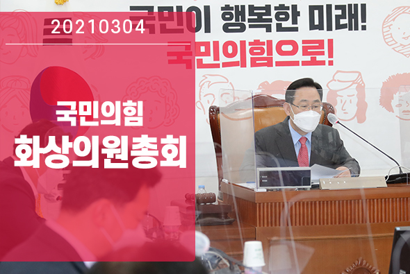 3월 4일 국민의힘 화상의원총회